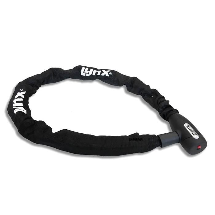 Lynx Kracht serrure à chaîne avec couvercle en nylon 950 x 10 mm noir