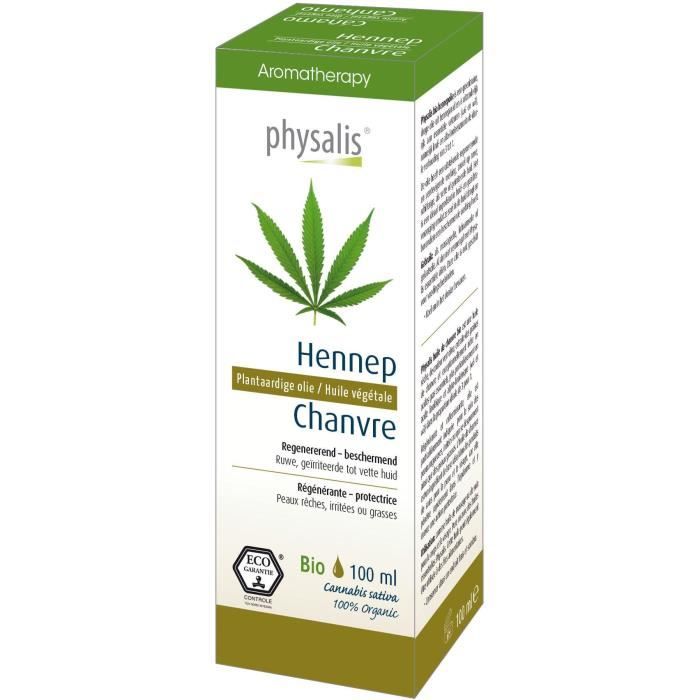 Physalis huile végétale Chanvre 100 ml Bio