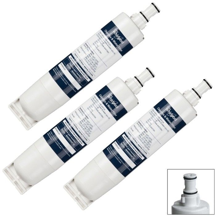 Lot de 3 filtres SBS002 pour Refrigerateur WHIRLPOOL