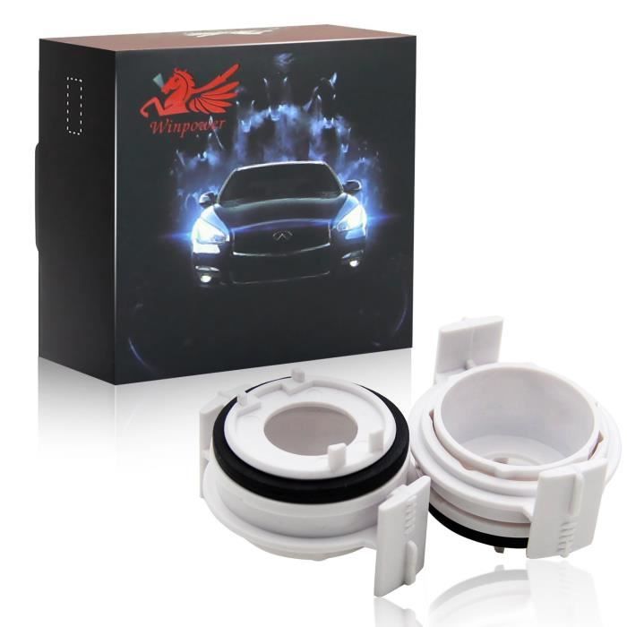 H7 HID Base d'ampoule au xénon Des clips Adaptateur Titulaire Soutien WINPOWER Prise douille pour BMW E46 Série 3 325i M3 323Ci