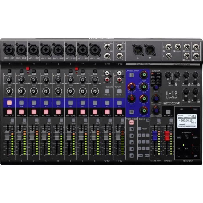 Enregistreur audio Zoom L-12 noir