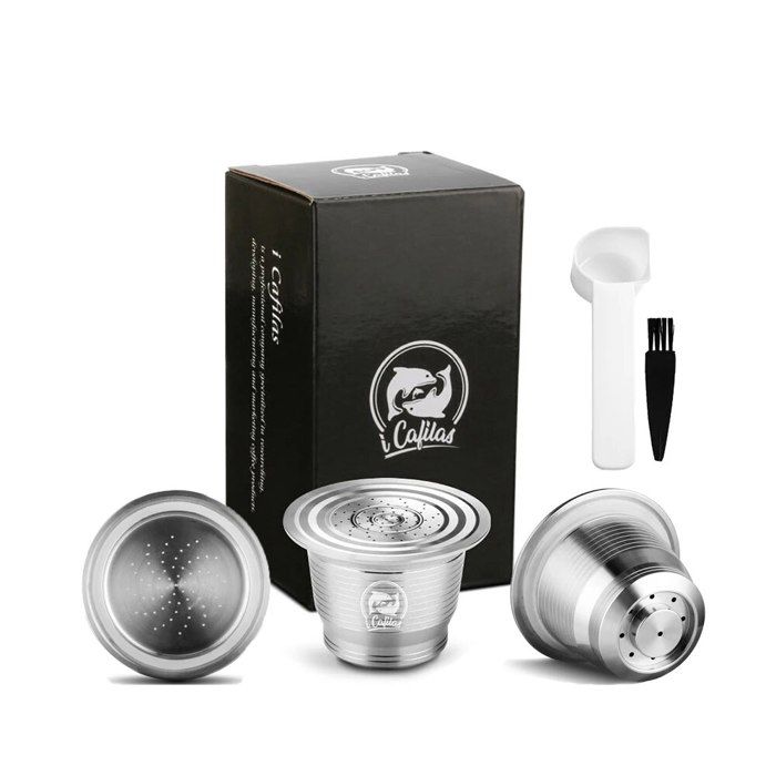 Capsule Café Réutilisable Inox - Compatible Machines Nespresso OriginalLine