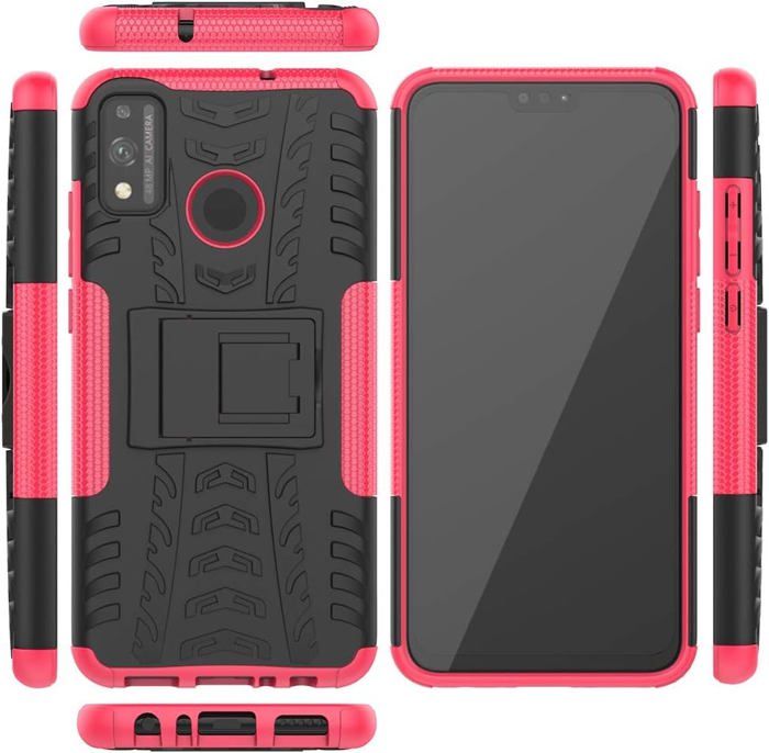 Housse Flip Cover Magnétique Et Robuste Pour Honor 9X Pro / Huawei - Protection Style Chromé Noir