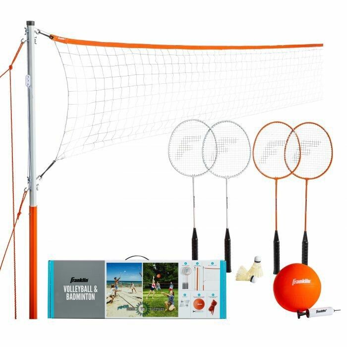 Linsition Badminton avec Support Filet D'entraînement Multi