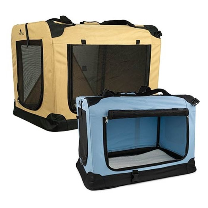 Meilleurs prix pour Cages pliantes en toile - Voyager avec un chien ou un chat CAGE DE CAMEL CAGE MONETA 81x58x58x58 cm.
