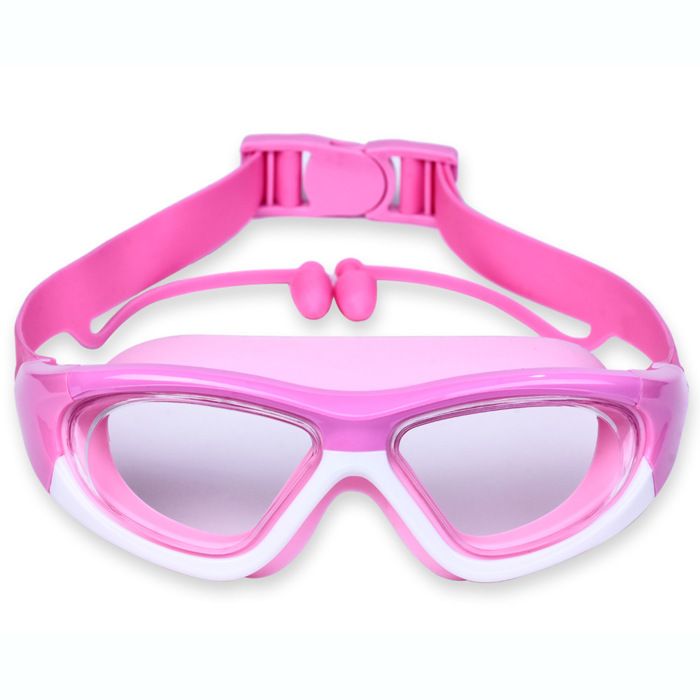 Lunettes De Natation Pro Pince-nez En Silicone Noir, étanches Et Confortables