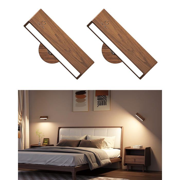 Applique Murale Intérieure Sans Fil Lot De 2, Lampe Murale Rechargeable Applique Murale Intérieure Sans Fil Lot De 2, Lampe Murale Rechargeable