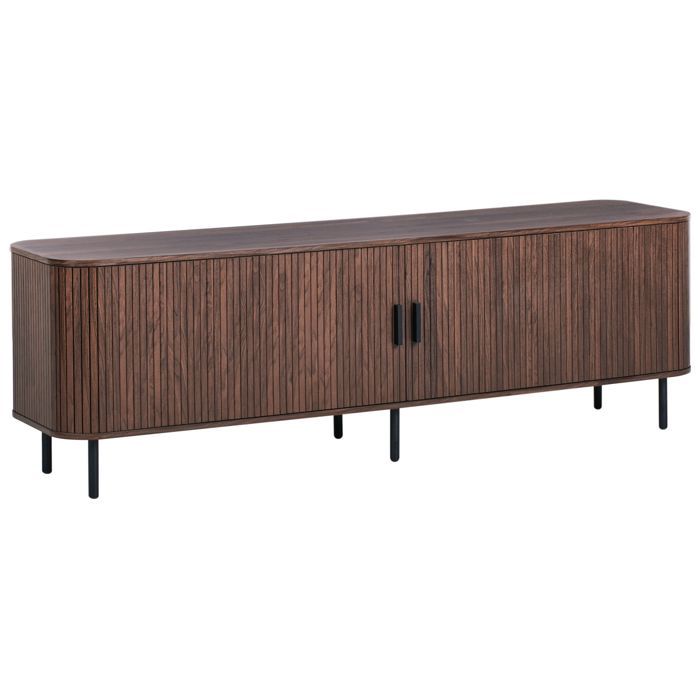 Meuble TV BRADLEY Marron foncé Meuble TV BRADLEY Marron foncé