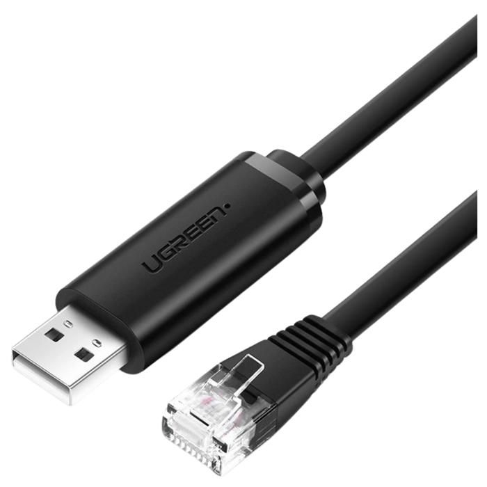 Câble De Console Ugreen Cm204 Usb 2.0 - Rj45 1,5m - vue 2