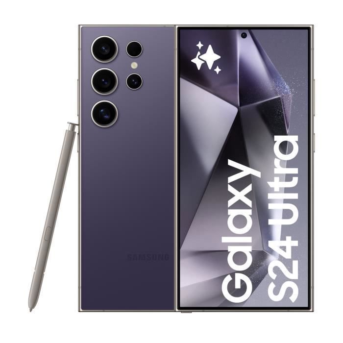 Smartphone SAMSUNG S24 Ultra 200 MP 5000 mAh Single SIM Version US États Unis - vue 1
