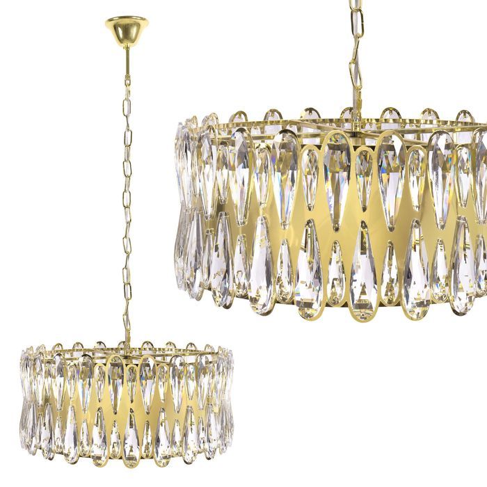 Lampe suspendue de plafond ToolightAPP1718-CP Lampe pendante au plafond Or 50X50X60CM