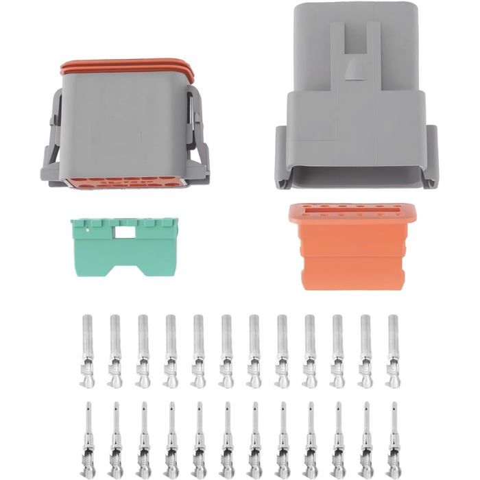 Connecteur Étanche 6 Broches Auto – Prise Mâle/Femelle 10 Cm AWG Pour Moto Voiture Bateau
