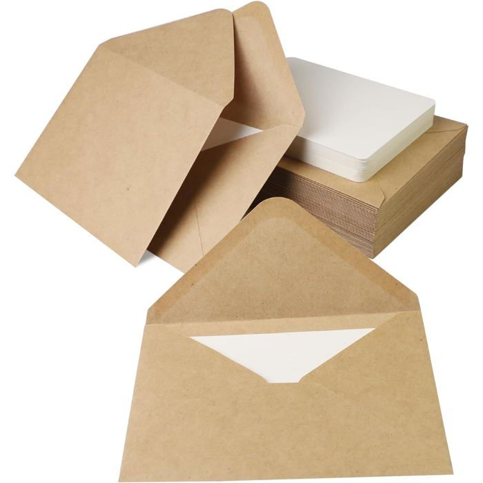 Lot De 10 Cartes Vierges Et Enveloppes, Cartes De Vœux En Forme De Chien Mignon Avec Enveloppes