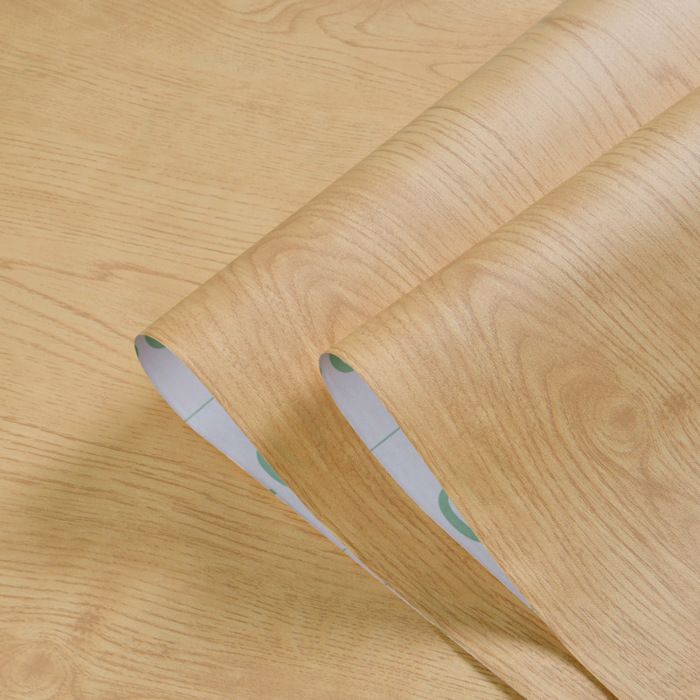Papier Peint Bois Papier 60x500cm Adhésif pour Meuble Bois pour Porte Table Cuisine Chambre Bureau Papier Adhésif Décoratif G