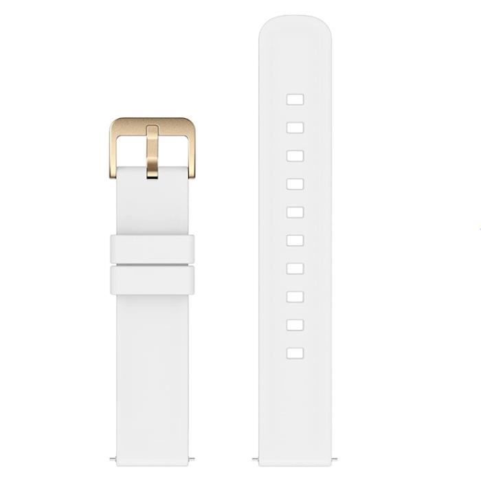 Bracelet de Montre Connectée - ZHUODIKE - Mixte - Blanc - Suivi dactivité - Adulte COACH SPORTIF