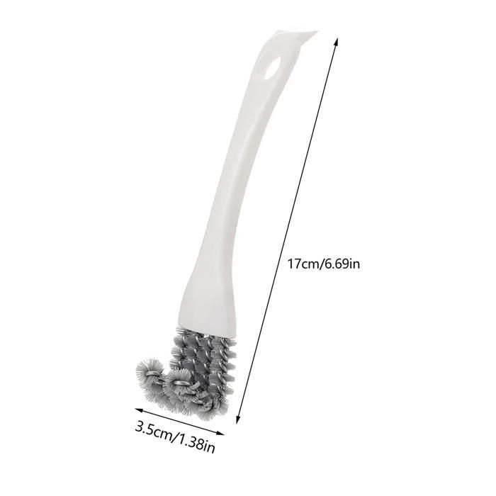 Brosse de nettoyage professionnelle pour barbecue conception à crochet en forme de V pour gril support de four et plateau de cui