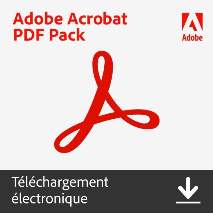 Adobe acrobat pdf pack abonnement 1 an 1 utilisateur a 