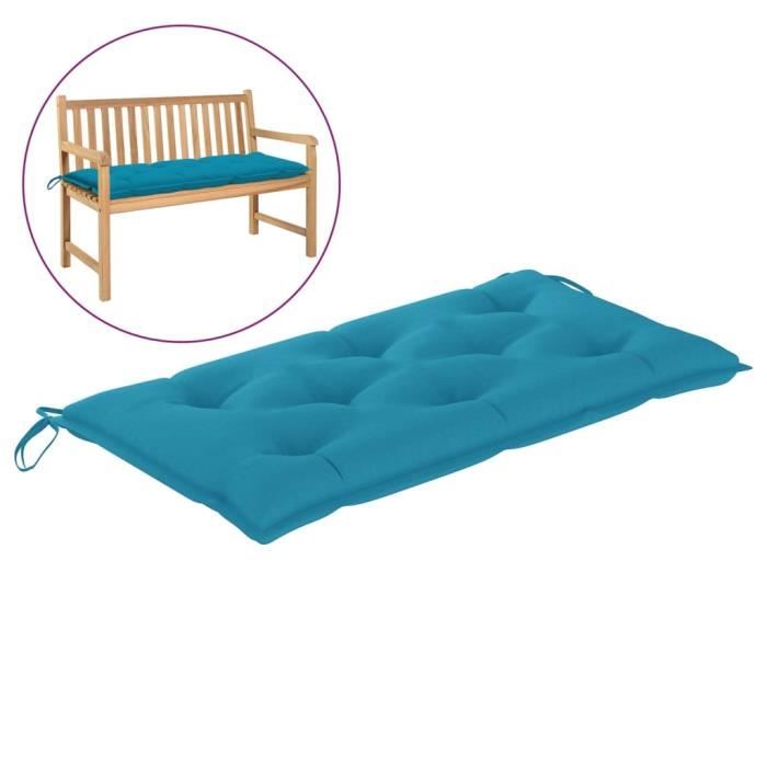 Coussin matelas assise dossier pour banc de jardin balancelle canapé 3 places grand confort 150 x 98 x 8 cm gris OUTSUNNY | Bricomarché