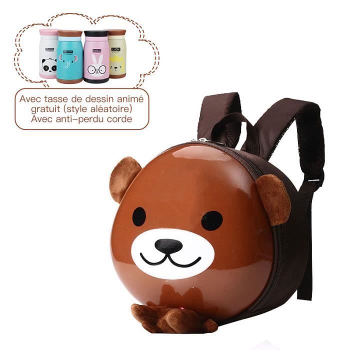 Sac D Ecole 1 3ans Bebe Enfants Maternelle Impermeable Resistant A L Usure Dessin Anime Mignon Mini Ours Brun Avec Corde Anti Perdue Cdiscount Bagagerie Maroquinerie