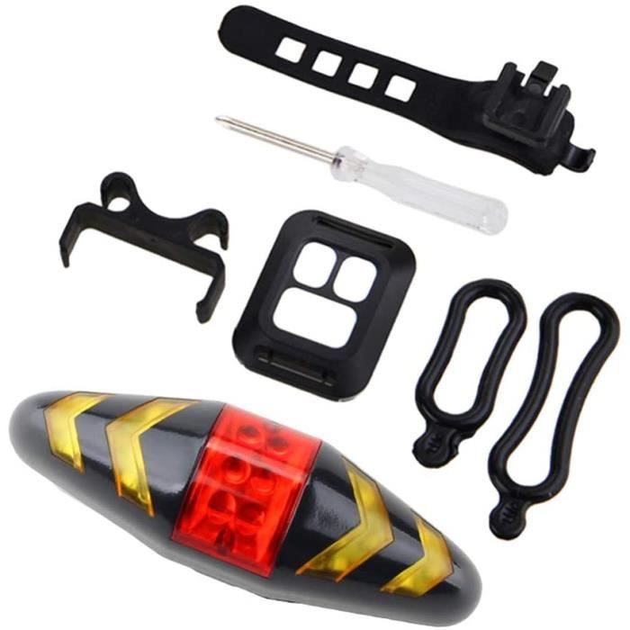 Feu Arrière De Vélo 5 LED 6 V-48 V, Alimenté Par Batterie Installation Facile Etanche Ipx4~p146720433