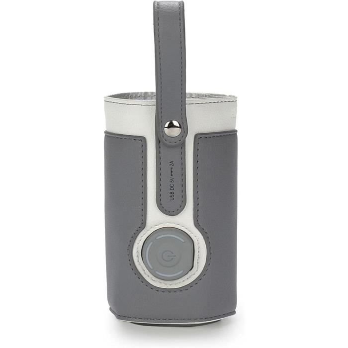 Chauffe-Biberon Portable USB - Pour Voiture, Maison, Voyages - Tissu Oxford, Câble Type-C Inclus - Isolant Et Lavable