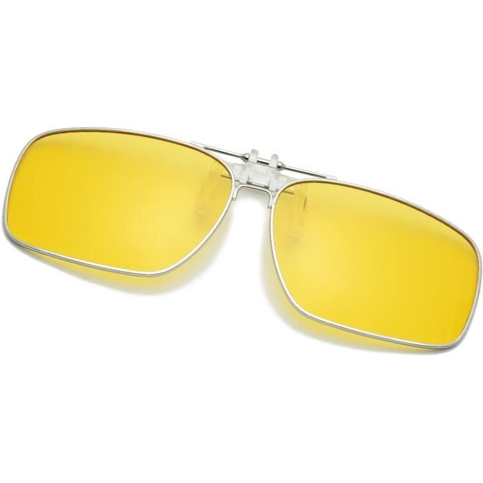 Lot de 2 pcs Surlunette de soleil, nuit protection anti UV SurLunettes de  conduite Jour et nuit Noire - Achat / Vente lunettes de soleil - Cdiscount