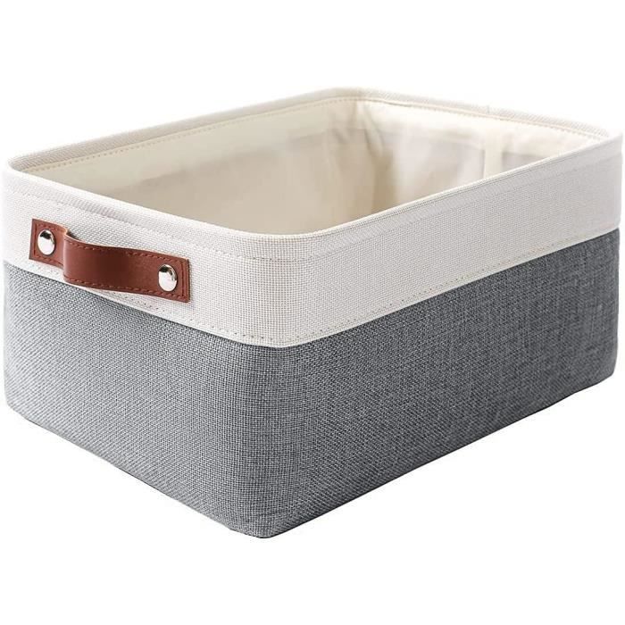 JUBORUI Boîte de Rangement verrouillable, Boîte avec Serrure,Boite Tissu Rangement,Boîte de Rangement Pliable, pour Vêtements et Jouets (40 x 30 x 21 cm