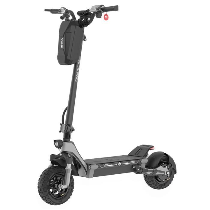 YUME SWIFT Scooter électrique, pneus sans chambre à air tout terrain de 10', moteur sans balais de 1 200 W avec capteur à effet Hall