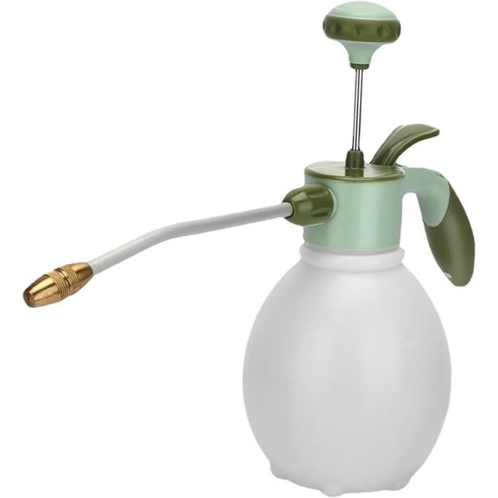 Pulvérisateur à Pression Relaxdays 1L - Buse Laiton Réglable Pour Jardin Et Maison Vert