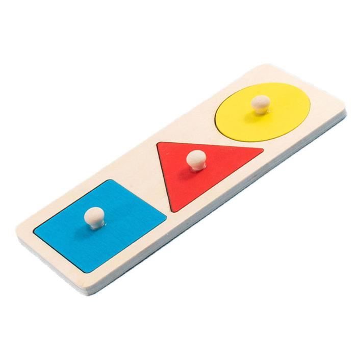 Puzzle à Changement de Forme Puzzle Bois Peg Puzzle Puzzle de Forme Géométrique Puzzle Bébé Éducatifs Blocs Puzzles Encastrement