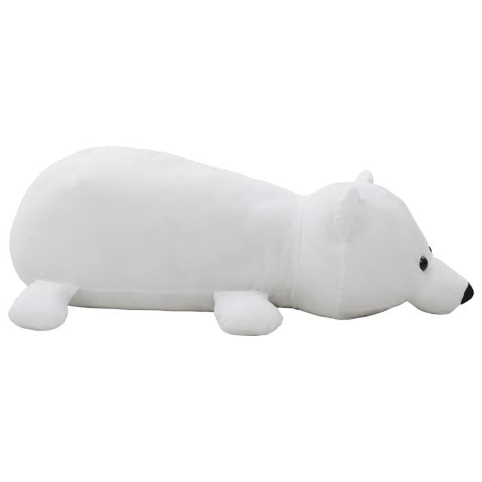 Mignon Peluche ours polaire en peluche de 21,6 pouces, petit ours blanc