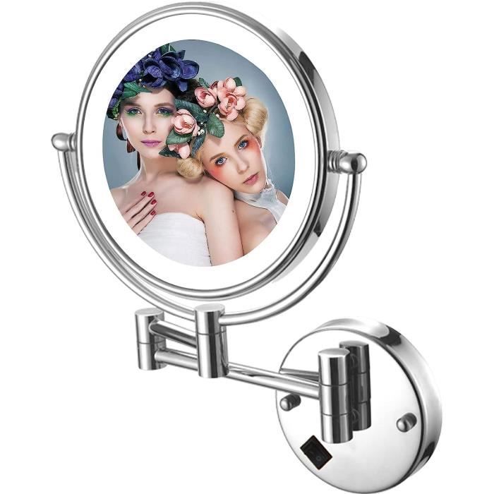 Allecto Plus - Miroir grossissant UV avec caméra UV et test de coups de soleil Allecto Plus - Miroir grossissant UV avec caméra UV et test de coups de soleil