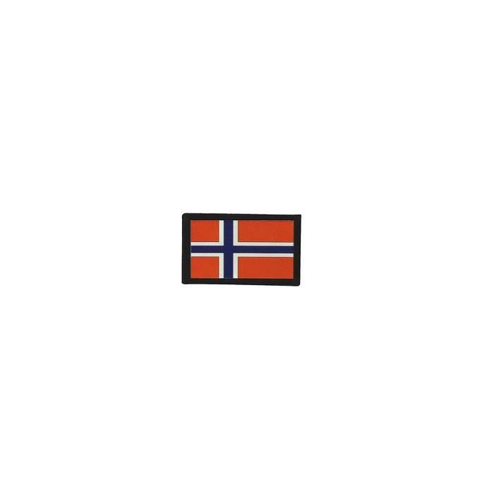 Ecusson patche patch badge drapeau NORVEGE Norvège Norge 70 x 45 mm brodé 