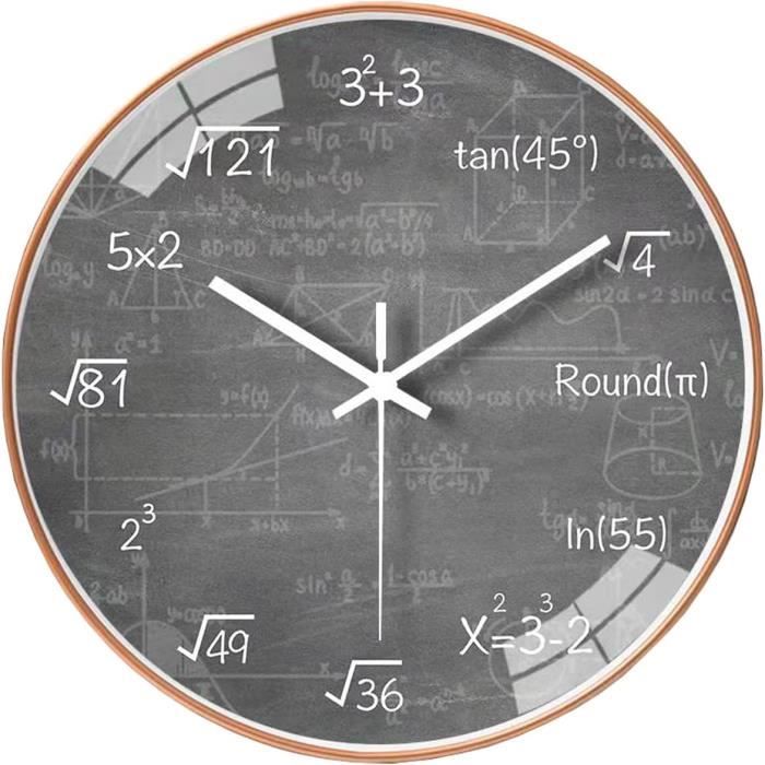 Horloge Murale Design Moderne - Horloge Murale Silencieuse À Quartz