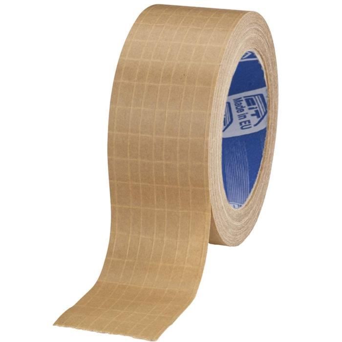 Ruban adhésif en papier renforcé 50 x 50 cm [305] - Cdiscount Bricolage