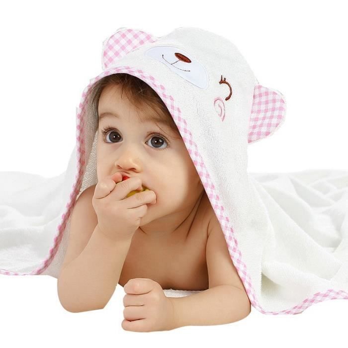 Serviette À pour Bébé Cape de Bain Bébé À Capuche Serviette de Bain Bebe  Cape de Bain Bebe Doux Avec Gant de Toilette Bebe - Cdiscount Puériculture  & Eveil bébé