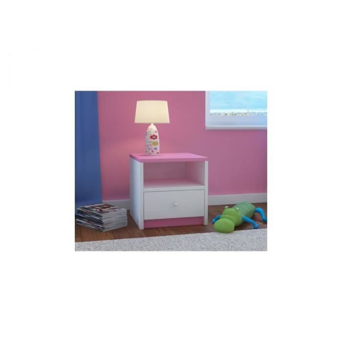 Table de chevet rose Babydreams - Kocot Kids - 5903282036079