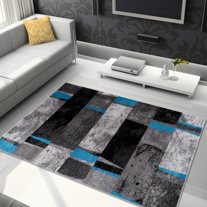 Tapiso Jawa Tapis De Salon Chambre Ado Design Moderne Geometrique