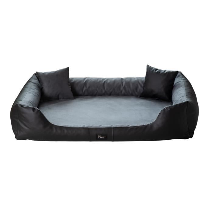 Comparer les prix de Lit orthopédique pour chien  Eden ‘’ Cuir écologique + Alcantara 3XL+ 160cm x 110cm