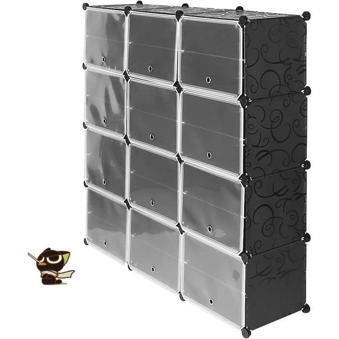 PENDERIE SOUPLE Étagère Cubes Rangement Penderie Armoire, Plastique