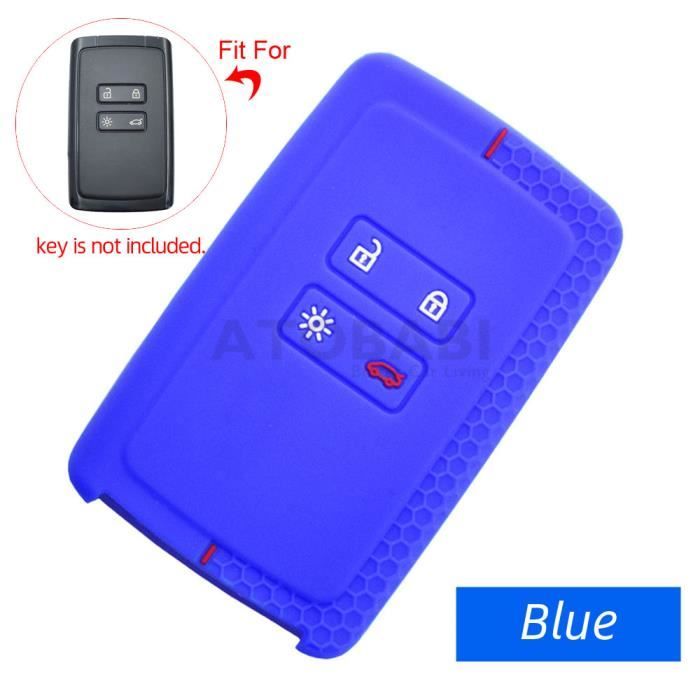 Housse de clé - Bleu / Étui pour clé en silicone / Housse de protection  pour clé de