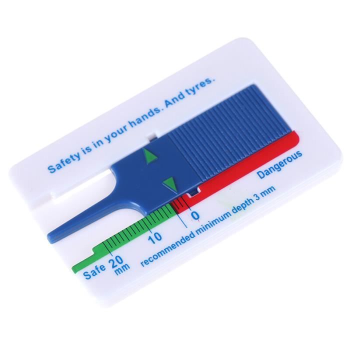 4 Pcs Jauge De Profondeur De Bande De Roulement De Pneu 0-20