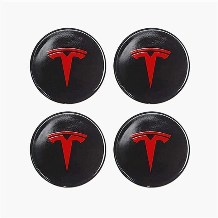 4 pièces Capuchon de Centre de Roue pour Tesla Model 3 Model S