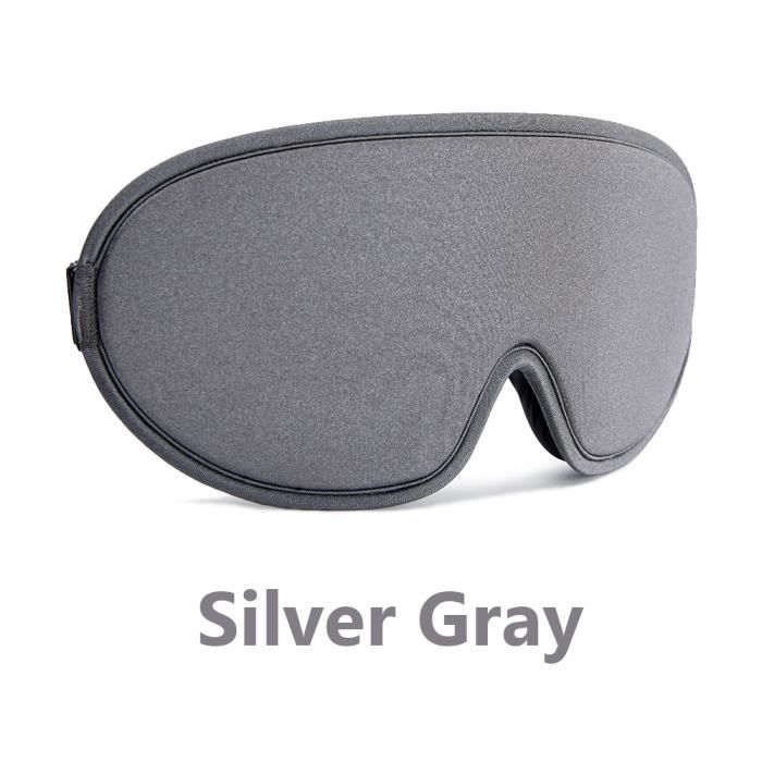 Masque De Sommeil, Mousse à Mémoire De Forme Masque De Sommeil 3D Masque Pour Les Yeux Amélioré Confortable Et Confortable Avec Sangle Réglable Respirant Et Doux Pour Dormir Yoga De Voyage