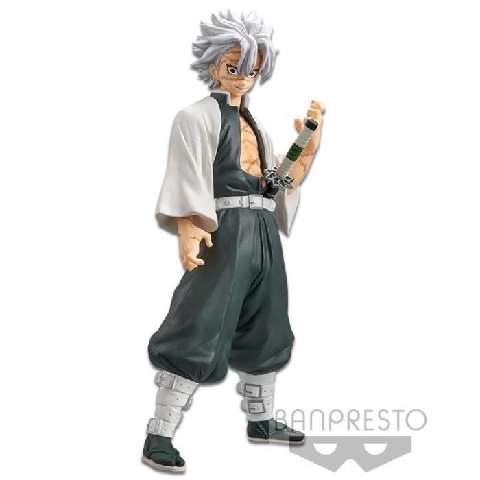 Bandai Visual Figurine - Kimetsu No Yaiba - Sanemi Shinazugawa - Détails précis - Pour