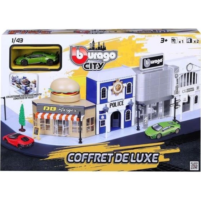 Coffret BBURAGO CITY - BBURAGO - 1/43 - 2 structures - Véhicule miniature pour enfant Coffret BBURAGO CITY - BBURAGO - 1/43 - 2 structures - Véhicule miniature pour enfant