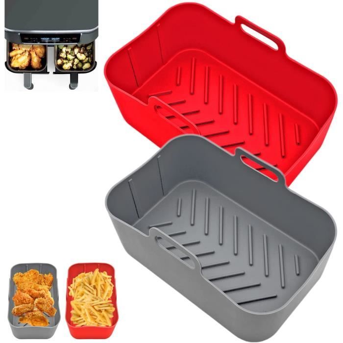 2 Grilles Anti-Projection Pour Air Fryer Ninja AF400EU/AF451EU - Silicone Réutilisable