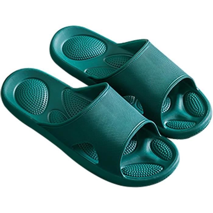 Chaussons De Massage Antidérapants Avec Points D'acupression, Pour Hommes Et Femmes, Confort Maison