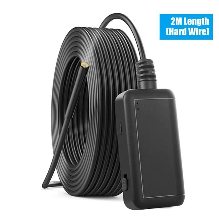 Caméra Endoscope D'inspection 2 Voies 210° - Diamètre 6.25mm, 1m, Pour Smartphone, Neuve