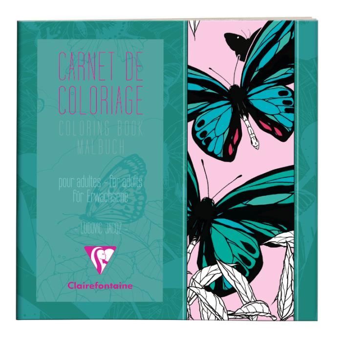 Carnet de coloriage pour adulte - Papillons